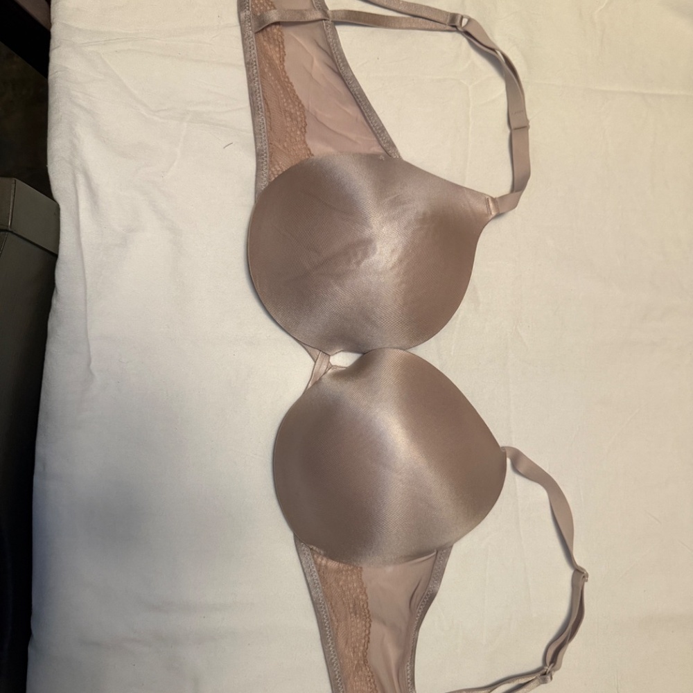 Maidenform 36D Love the Lift All Over Lace Push Up Bra DM9900 Black